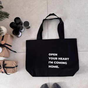 torba OPEN YOUR HEART czarna
